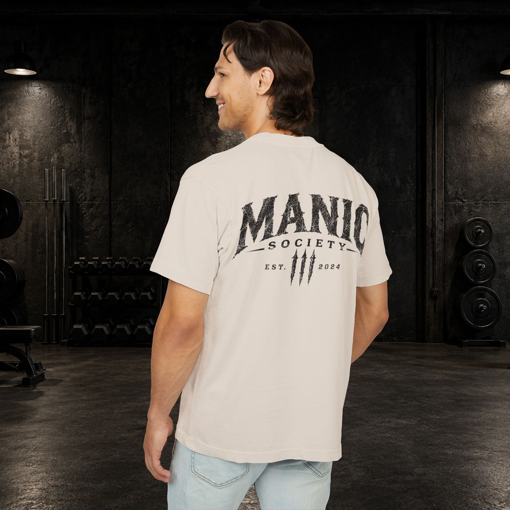 MANIC SOCIETY EST. Tee — Oversized Heavyweight Tee