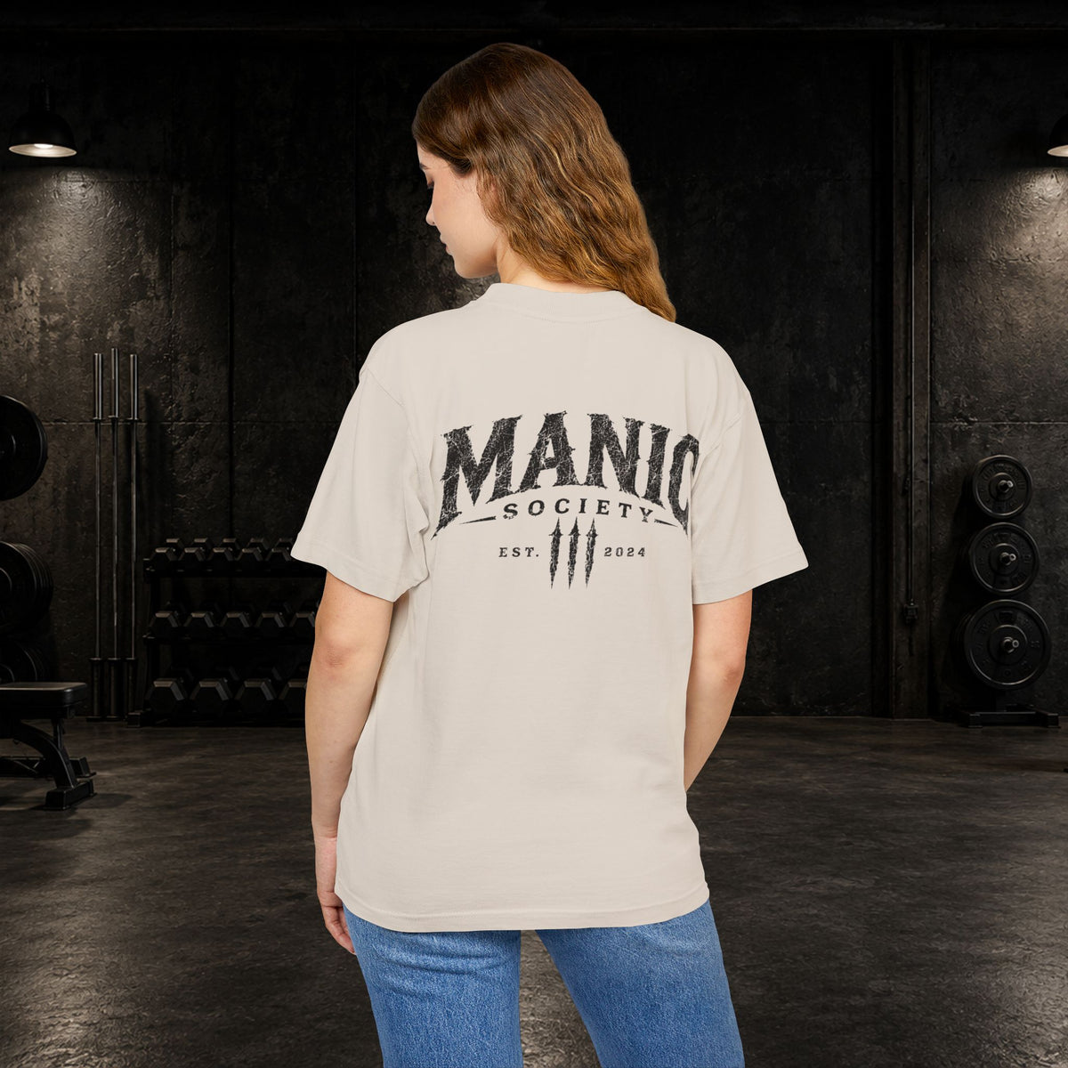 MANIC SOCIETY EST. Tee — Oversized Heavyweight Tee