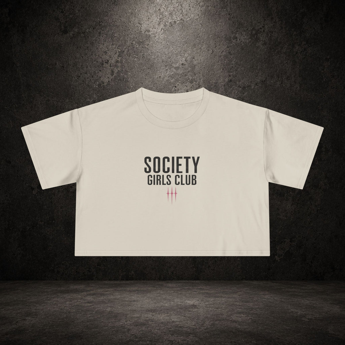 SOCIETY GIRLS CLUB — CROP TEE