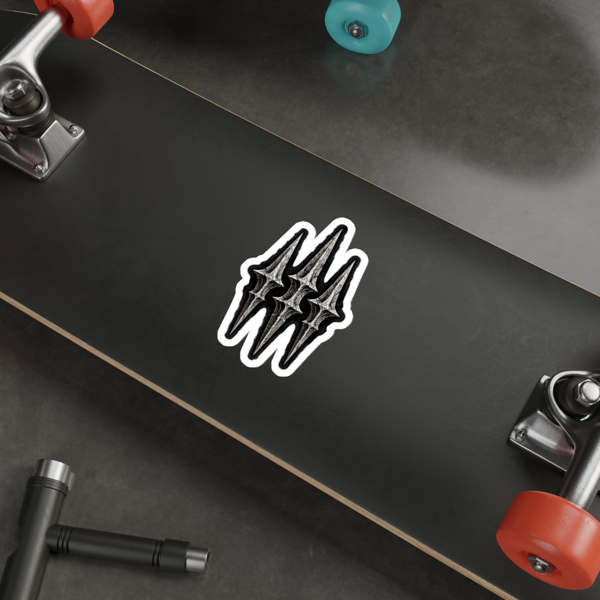 MANIC SOCIETY® 3 Spikes Premium Die-Cut Sticker