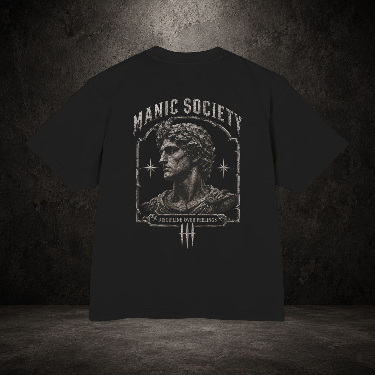 DISCIPLINE OVER FEELINGS — Oversized Heavy Tee