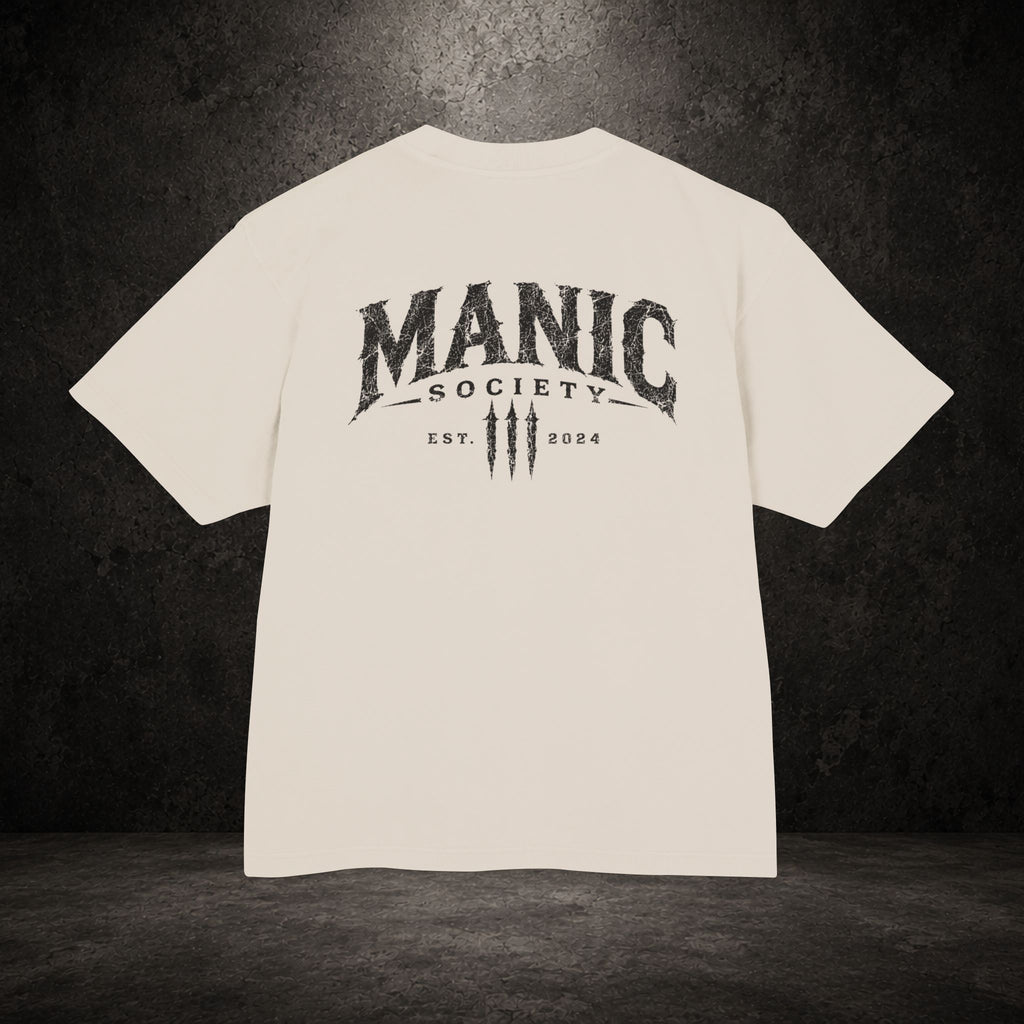 MANIC SOCIETY EST. Tee — Oversized Heavyweight Tee