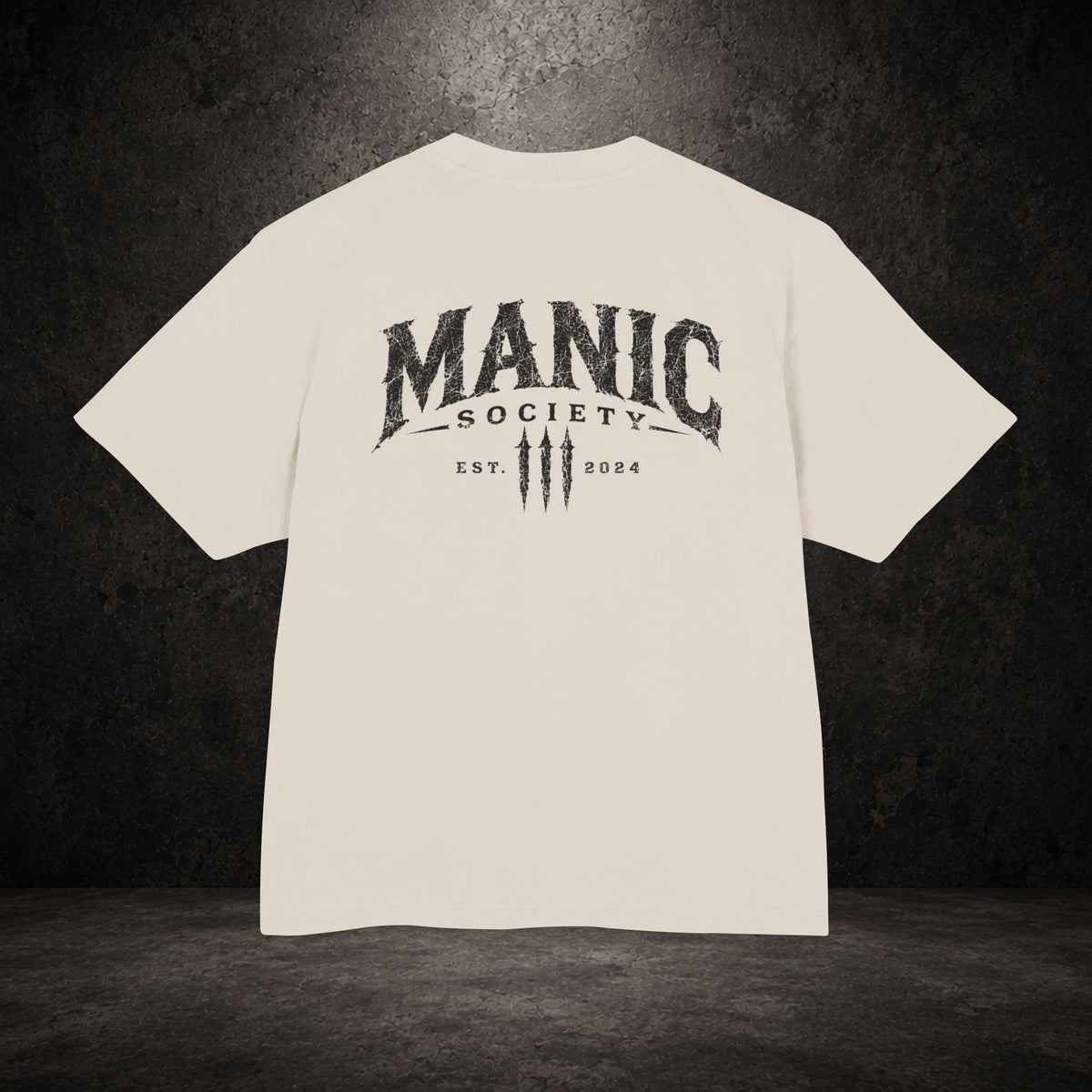 MANIC SOCIETY EST. Tee — Oversized Heavyweight Tee