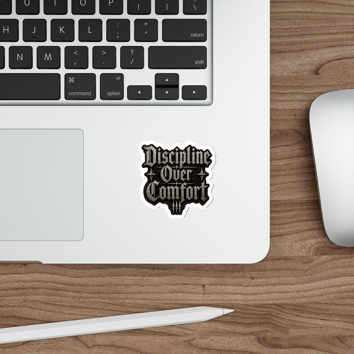 MANIC SOCIETY® Discipline Over Comfort Premium Die-Cut Sticker
