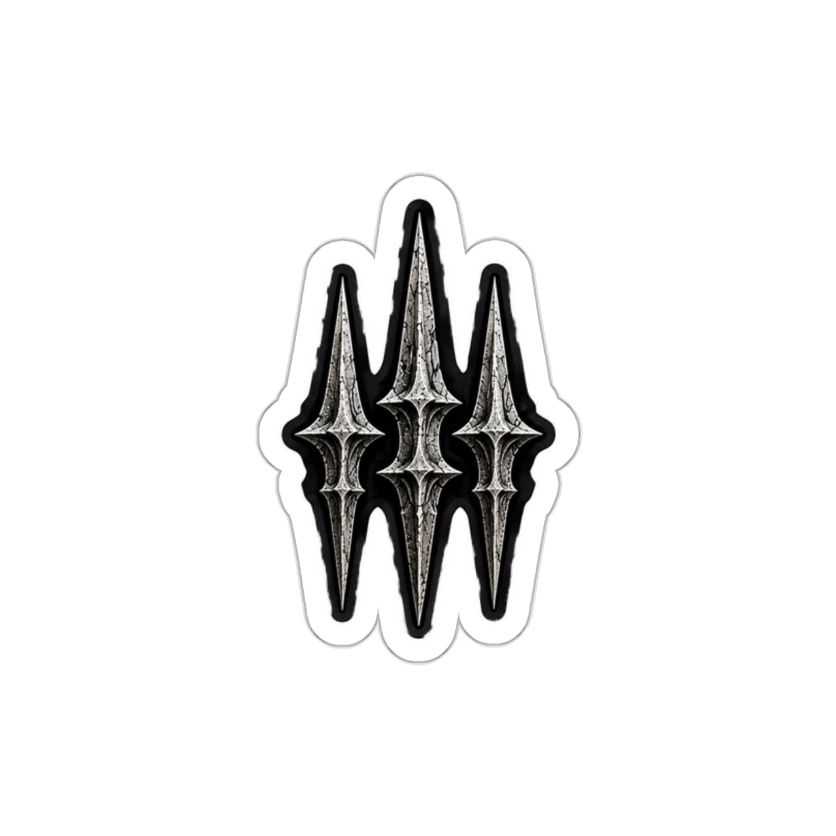 MANIC SOCIETY® 3 Spikes Premium Die-Cut Sticker