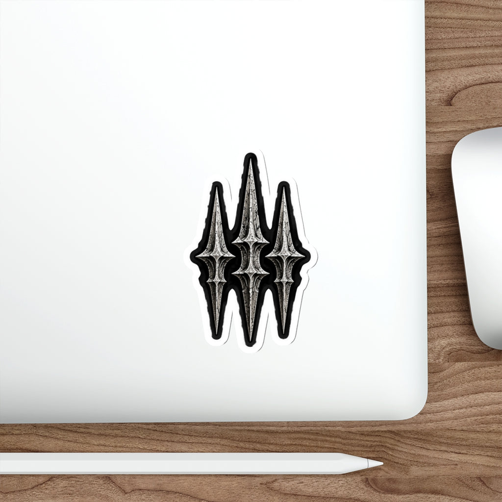 MANIC SOCIETY® 3 Spikes Premium Die-Cut Sticker