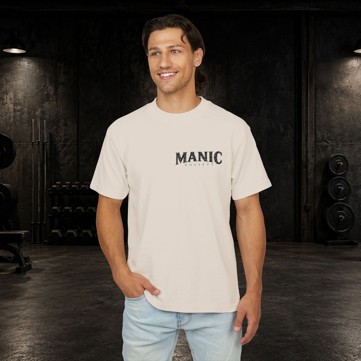 MANIC SOCIETY EST. Tee — Oversized Heavyweight Tee